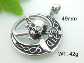 Stainless Skull Pendant