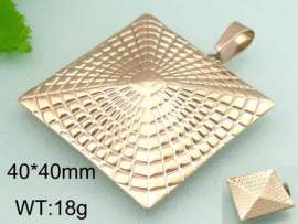 Stainless Steel Gold-plating Pendant