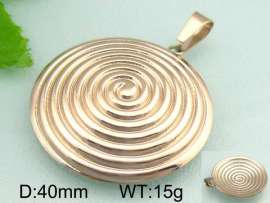 Stainless Steel Gold-plating Pendant