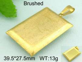 Stainless Steel Gold-plating Pendant
