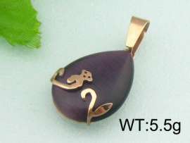 Stainless Steel Gold-plating Pendant