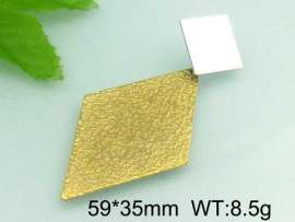 Stainless Steel Gold-plating Pendant
