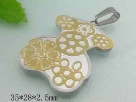 Stainless Steel Gold-plating Pendant