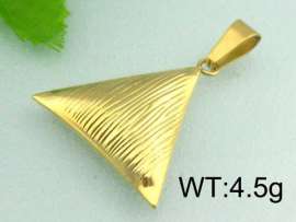 Stainless Steel Gold-plating Pendant