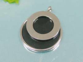 Stainless Steel Black-Plating Pendant