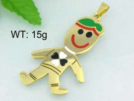Stainless Steel Gold-plating Pendant