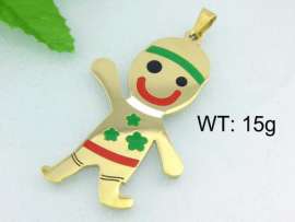 Stainless Steel Gold-plating Pendant