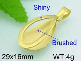 Stainless Steel Gold-plating Pendant