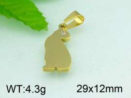 Stainless Steel Gold-plating Pendant