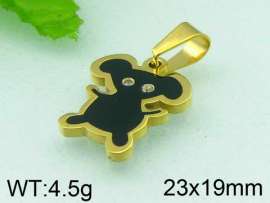 Stainless Steel Gold-plating Pendant