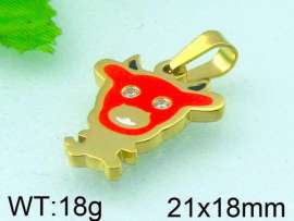 Stainless Steel Gold-plating Pendant