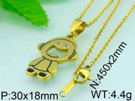 Stainless Steel Gold-plating Pendant