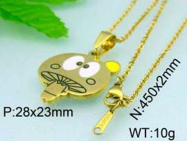 Stainless Steel Gold-plating Pendant