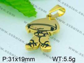 Stainless Steel Gold-plating Pendant