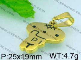 Stainless Steel Gold-plating Pendant