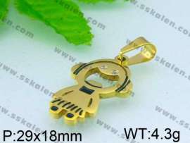 Stainless Steel Gold-plating Pendant