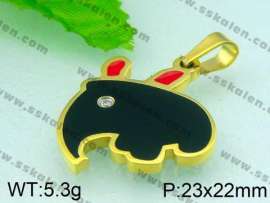 Stainless Steel Gold-plating Pendant