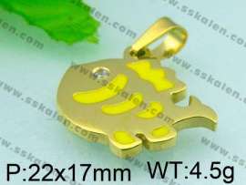 Stainless Steel Gold-plating Pendant