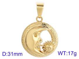Stainless Steel Gold-plating Pendant