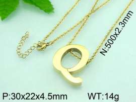 Stainless Steel Gold-plating Pendant