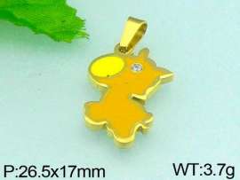 Stainless Steel Gold-plating Pendant