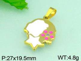 Stainless Steel Gold-plating Pendant