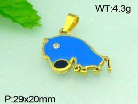 Stainless Steel Gold-plating Pendant