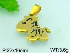 Stainless Steel Gold-plating Pendant