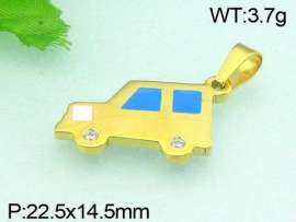 Stainless Steel Gold-plating Pendant