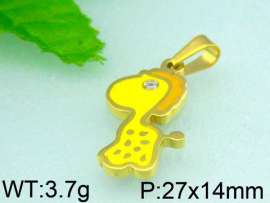 Stainless Steel Gold-plating Pendant