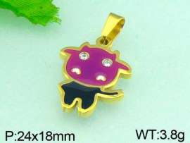 Stainless Steel Gold-plating Pendant