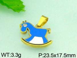Stainless Steel Gold-plating Pendant