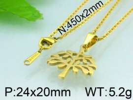 Stainless Steel Gold-plating Pendant