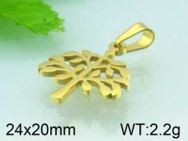 Stainless Steel Gold-plating Pendant
