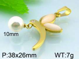 Stainless Steel Gold-plating Pendant