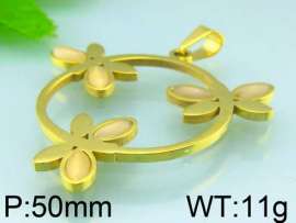 Stainless Steel Gold-plating Pendant