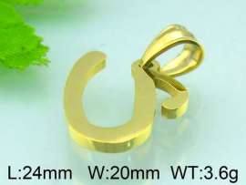 Stainless Steel Gold-plating Pendant