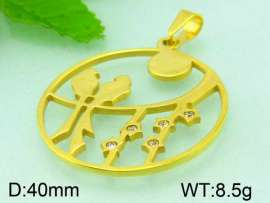Stainless Steel Gold-plating Pendant