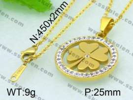 Stainless Steel Gold-plating Pendant