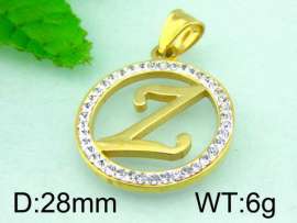 Stainless Steel Gold-plating Pendant