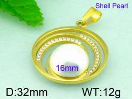 Stainless Steel Gold-plating Pendant