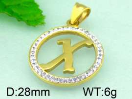 Stainless Steel Gold-plating Pendant