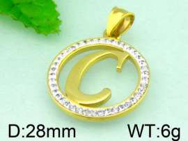 Stainless Steel Gold-plating Pendant