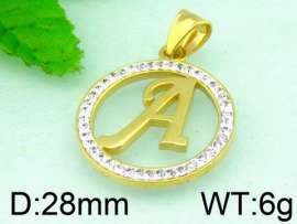 Stainless Steel Gold-plating Pendant