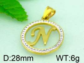 Stainless Steel Gold-plating Pendant