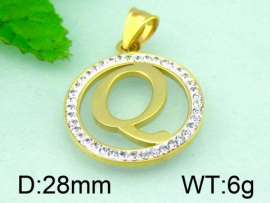 Stainless Steel Gold-plating Pendant