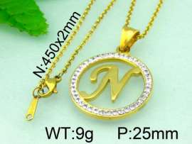 Stainless Steel Gold-plating Pendant