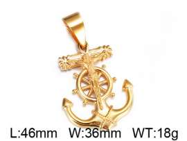 Stainless Steel Gold-plating Pendant