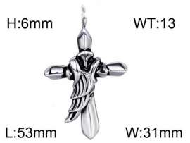 Stainless Steel Cross Pendant