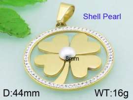 SS Shell Pearl Pendant